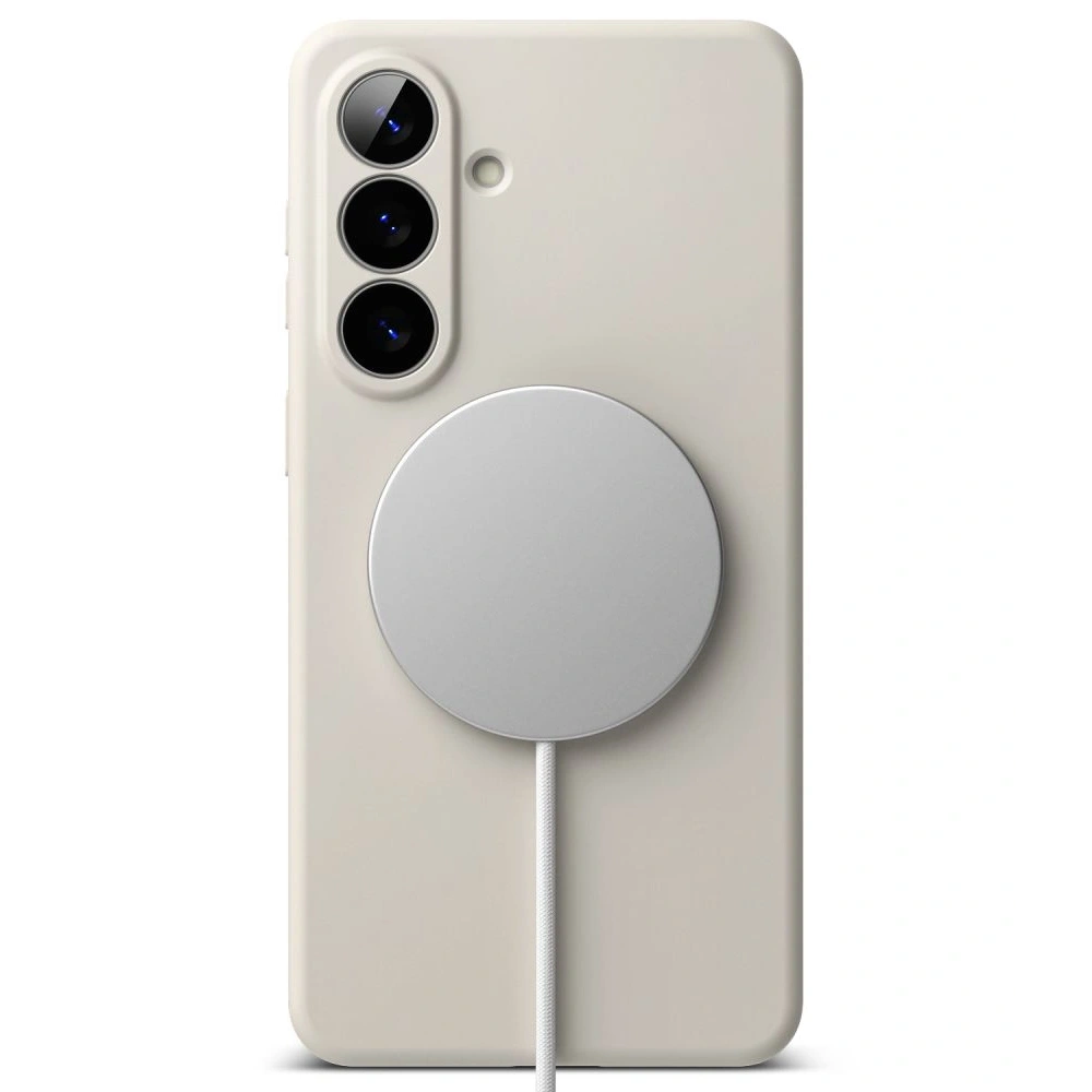 Etui Ringke Silicone Magnetic MagSafe do Samsung Galaxy S26+ Plus Stone