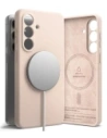 Etui Ringke Silicone Magnetic MagSafe do Samsung Galaxy S26+ Plus Pink Sand