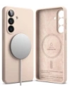 Etui Ringke Silicone Magnetic MagSafe do Samsung Galaxy S26+ Plus Pink Sand