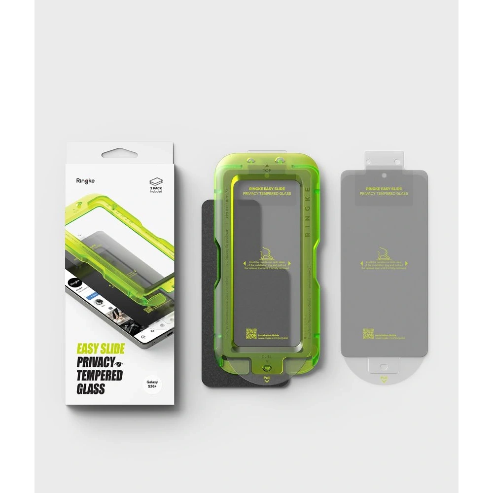 Szkło prywatyzujące Ringke Easy Slide do Samsung Galaxy S26+ Plus Privacy [2 PACK]