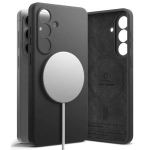 Etui Ringke Silicone Magnetic MagSafe do Samsung Galaxy S26 Black