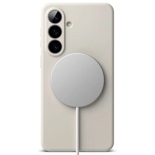 Etui Ringke Silicone Magnetic MagSafe do Samsung Galaxy S26 Stone