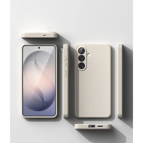 Etui Ringke Silicone Magnetic MagSafe do Samsung Galaxy S26 Stone