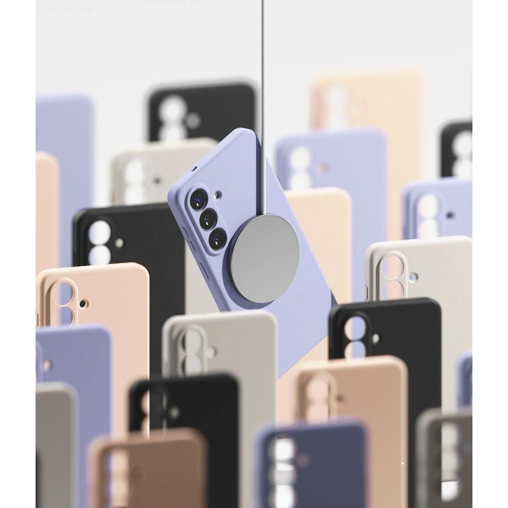 Etui Ringke Silicone Magnetic MagSafe do Samsung Galaxy S26 Stone