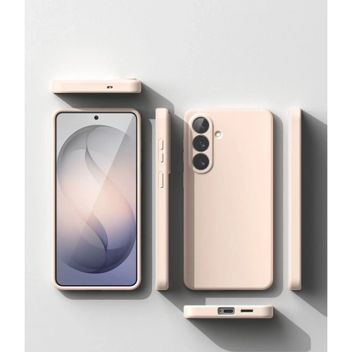 Etui Ringke Silicone Magnetic MagSafe do Samsung Galaxy S26 Pink Sand