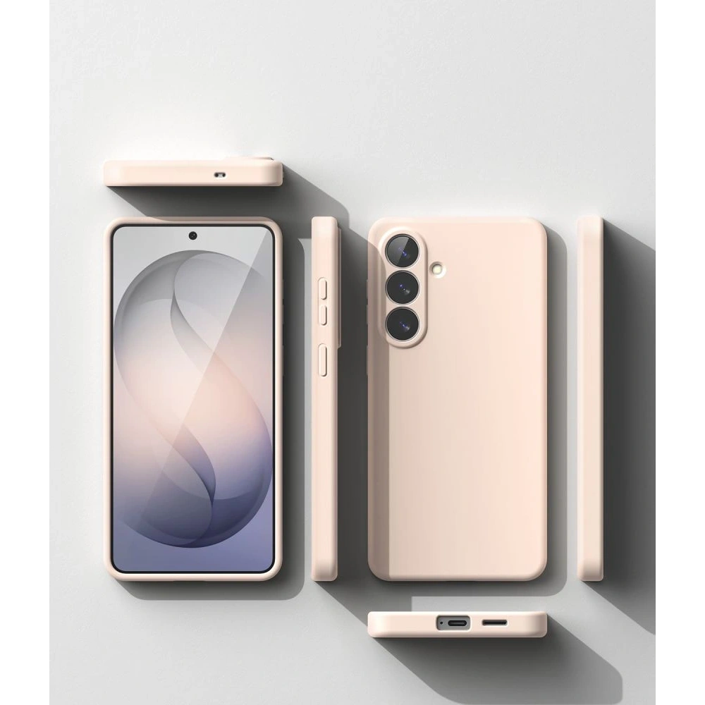 Etui Ringke Silicone Magnetic MagSafe do Samsung Galaxy S26 Pink Sand