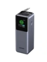 Powerbank 20000mAh UGREEN PB726 USB + USB-C 165W ze zwijanym kablem (szary)