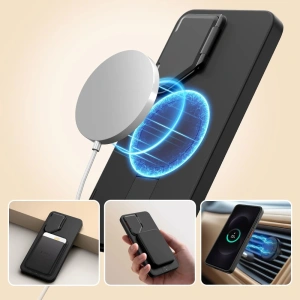 Etui Tech-Protect Kevlar Aura MagSafe do Samsung Galaxy S26 Black/orange