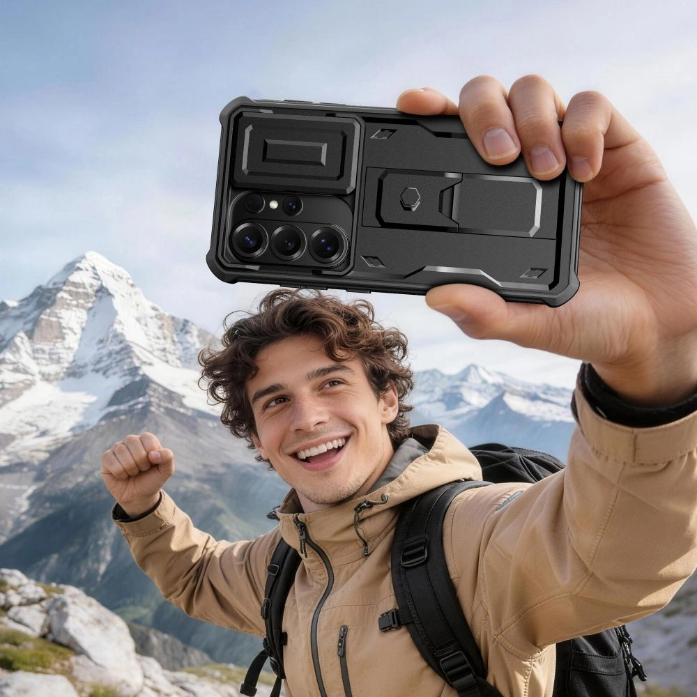 Etui Tech-Protect Kevlar Cam+ do Samsung Galaxy S26 Ultra Black [2 PACK]