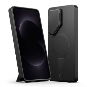 Etui Tech-Protect Kevlar Aura MagSafe do Samsung Galaxy S26 Ultra Black/orange