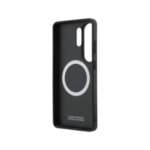 Etui BMW Perforated Stripe Logo MagSafe do Samsung Galaxy S26 Ultra niebieski