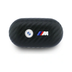 Bezprzewodowe słuchawki dokanałowe Bluetooth TWS BMW Carbon Metal Logo ENC czarny