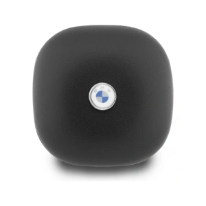 Bezprzewodowe słuchawki dokanałowe Bluetooth TWS BMW Leather Metal Logo ENC czarny