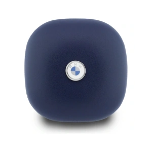 Bezprzewodowe słuchawki dokanałowe Bluetooth TWS BMW Leather Metal Logo ENC granatowy