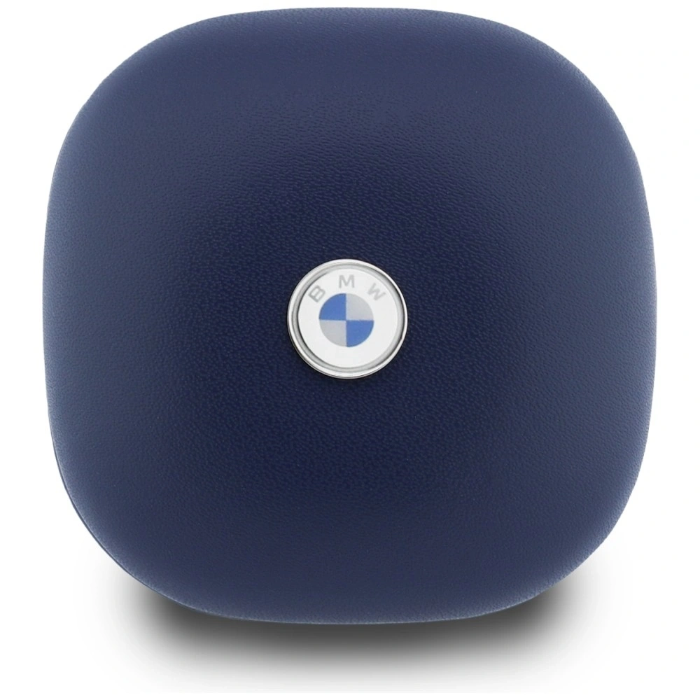 Bezprzewodowe słuchawki dokanałowe Bluetooth TWS BMW Leather Metal Logo ENC granatowy