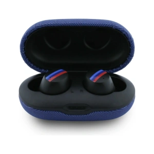Bezprzewodowe słuchawki dokanałowe Bluetooth TWS BMW M Metal Logo ENC niebieski