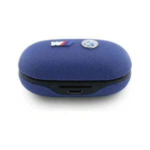 Bezprzewodowe słuchawki dokanałowe Bluetooth TWS BMW M Metal Logo ENC niebieski