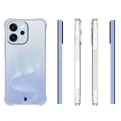 Elastyczne etui Bizon Case Salpa do Oppo Reno 15 F / FS przezroczyste