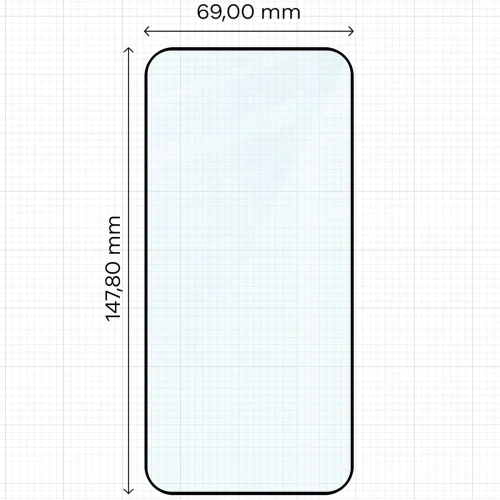 Szkło hartowane Bizon Glass Edge 2 do Oppo Reno 15 Pro czarna ramka