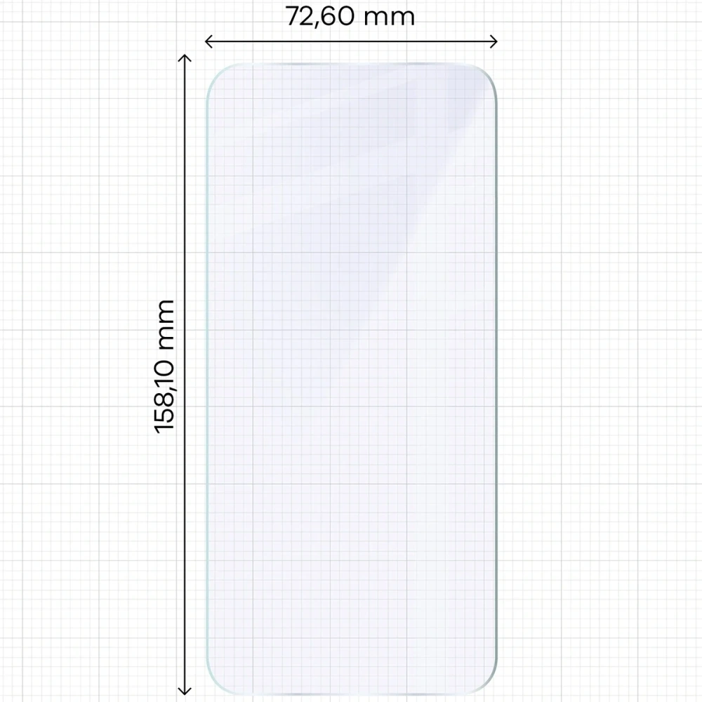 Elastyczne szkło hybrydowe Bizon Glass Mule Duo do Apple iPhone 17 Pro Max [2 PACK]