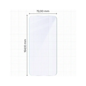 Elastyczne szkło hybrydowe Bizon Glass Mule Duo do Oppo Reno 15 [2 PACK]