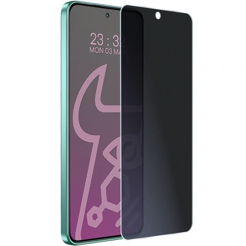 Prywatyzujące szkło hybrydowe Bizon Glass Mule Shadow do Motorola Edge 60 Neo matowe