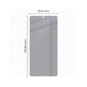 Prywatyzujące szkło hybrydowe Bizon Glass Mule Shadow do Motorola Signature matowe