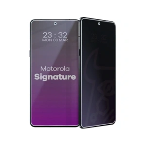 Prywatyzujące szkło hybrydowe Bizon Glass Mule Shadow do Motorola Signature matowe