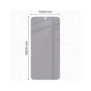 Prywatyzujące szkło hybrydowe Bizon Glass Mule Shadow do OnePlus 15R matowe