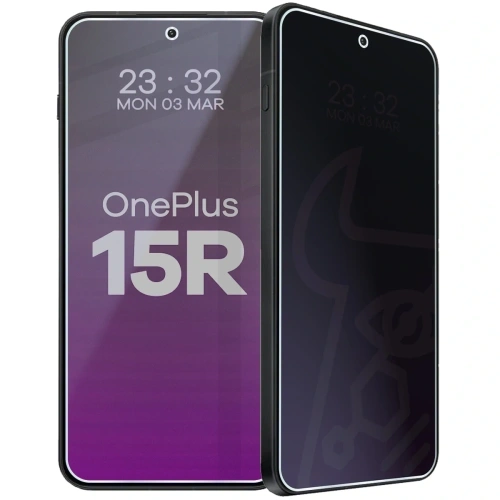 Prywatyzujące szkło hybrydowe Bizon Glass Mule Shadow do OnePlus 15R matowe