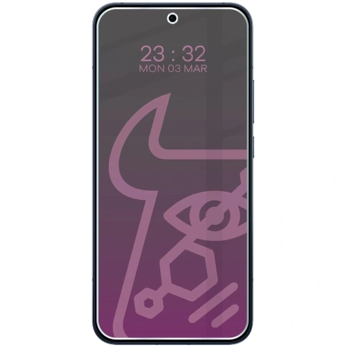 Prywatyzujące szkło hybrydowe Bizon Glass Mule Shadow do Oppo Reno 15 matowe