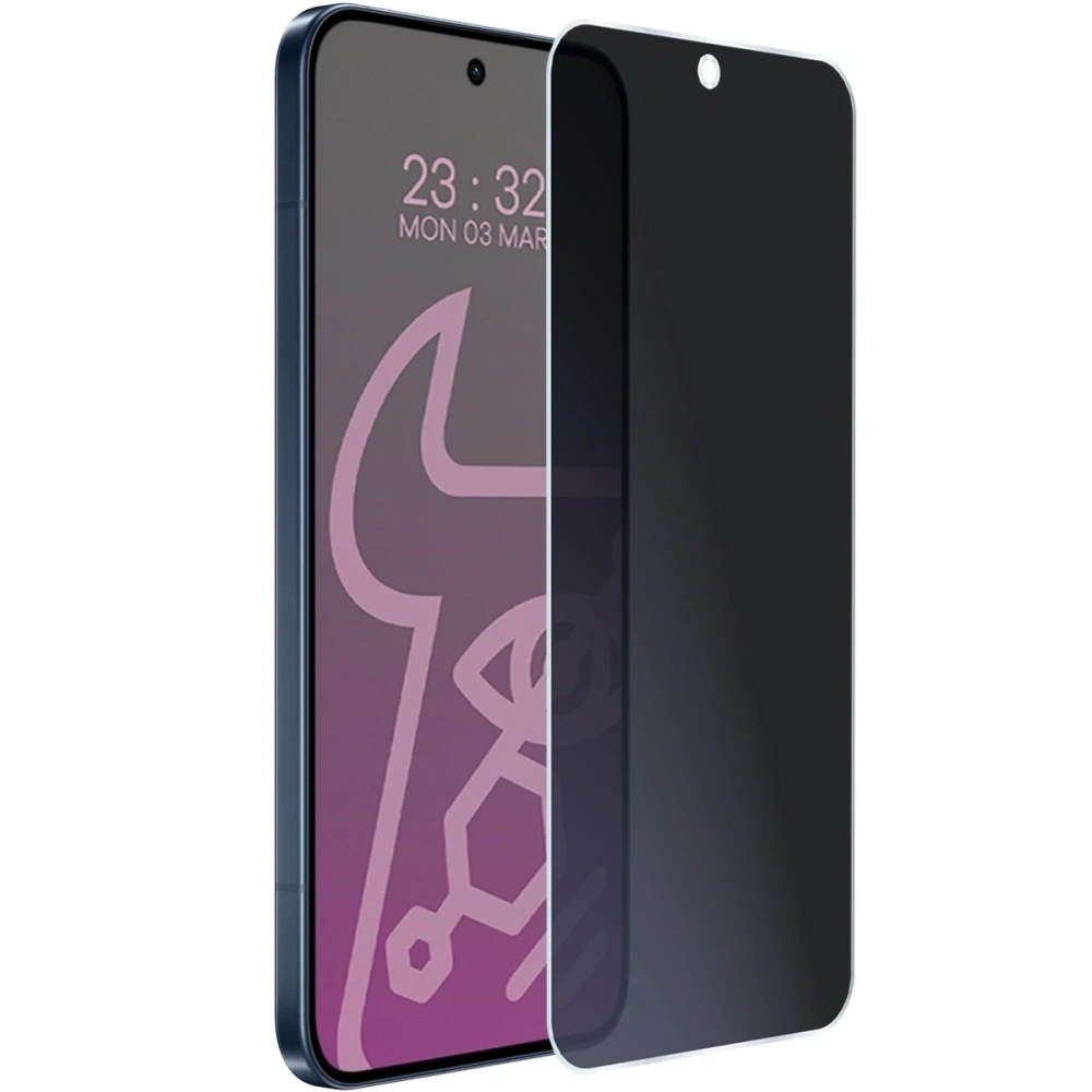 Prywatyzujące szkło hybrydowe Bizon Glass Mule Shadow do Oppo Reno 15 matowe