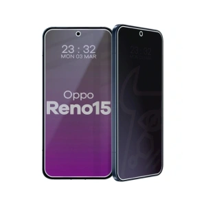 Prywatyzujące szkło hybrydowe Bizon Glass Mule Shadow do Oppo Reno 15 matowe