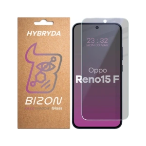 Prywatyzujące szkło hybrydowe Bizon Glass Mule Shadow do Oppo Reno 15 F matowe