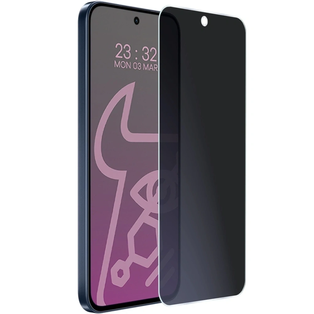 Prywatyzujące szkło hybrydowe Bizon Glass Mule Shadow do Oppo Reno 15 FS matowe