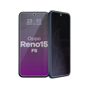 Prywatyzujące szkło hybrydowe Bizon Glass Mule Shadow do Oppo Reno 15 FS matowe