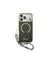Etui Guess IML Glitters Script Strap MagSafe do Apple iPhone 17 Pro Max czarny