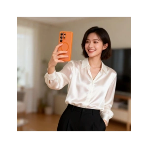 Etui Tech-Protect Magmat MagSafe do Samsung Galaxy S26 Matte Orange