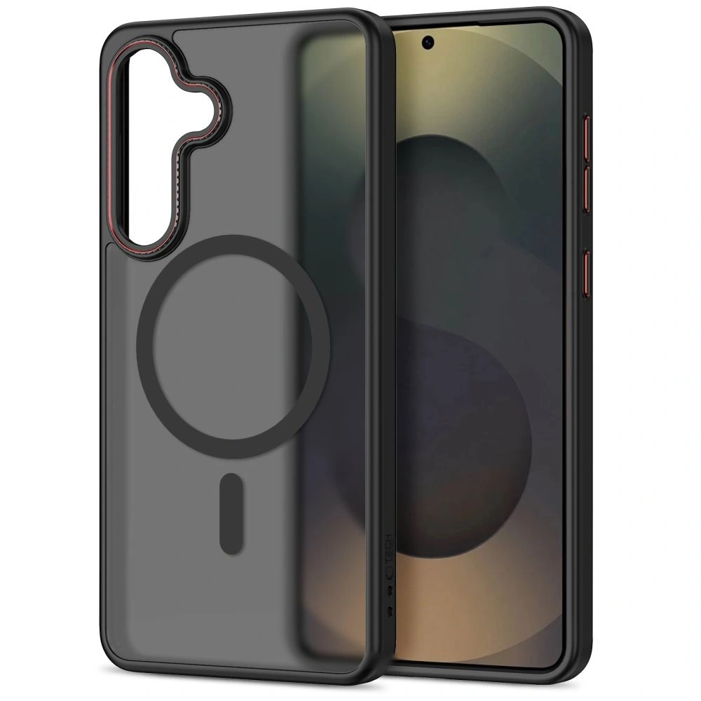 Etui Tech-Protect MagCam MagSafe do Samsung Galaxy S26+ Plus Matte Black/red