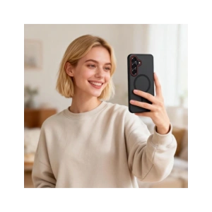 Etui Tech-Protect MagCam MagSafe do Samsung Galaxy S26+ Plus Matte Black/red