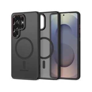 Etui Tech-Protect MagCam MagSafe do Samsung Galaxy S26 Ultra Matte Black/red