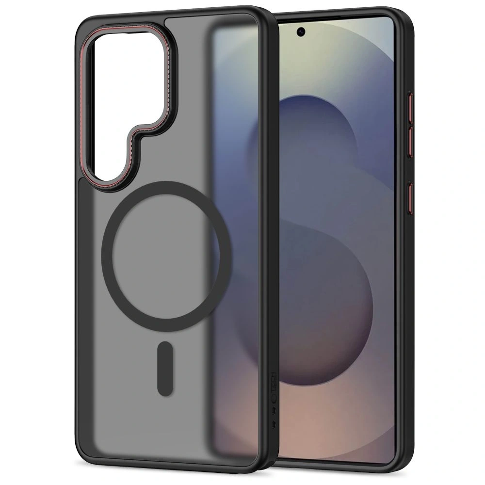 Etui Tech-Protect MagCam MagSafe do Samsung Galaxy S26 Ultra Matte Black/red