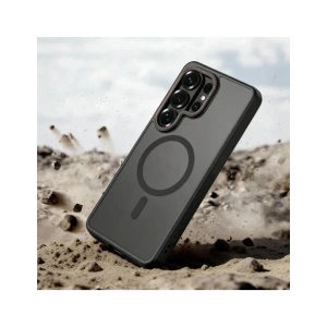 Etui Tech-Protect MagCam MagSafe do Samsung Galaxy S26 Ultra Matte Black/red