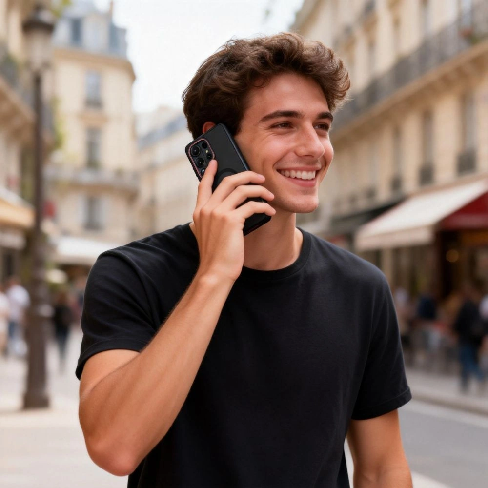 Etui Tech-Protect MagCam MagSafe do Samsung Galaxy S26 Ultra Matte Black/red