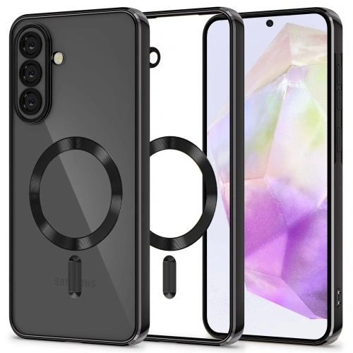 Etui Tech-Protect Magflex MagSafe do Samsung Galaxy A37 5G Shiny Black