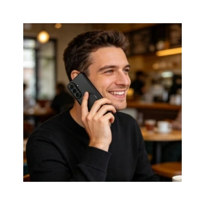 Etui Tech-Protect Magflex MagSafe do Samsung Galaxy A37 5G Shiny Black