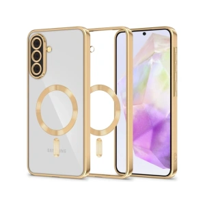 Etui Tech-Protect Magflex MagSafe do Samsung Galaxy A37 5G Shiny Gold