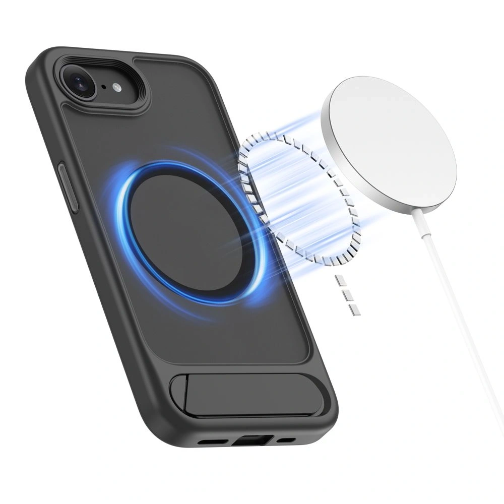 Etui Tech-Protect MagRack MagSafe do Apple iPhone 16e / 17e Matte Black