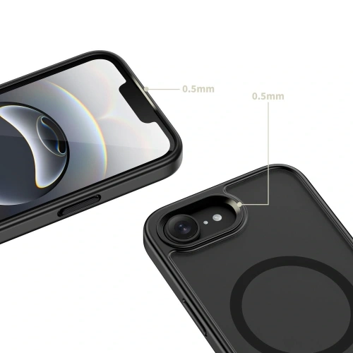 Etui Tech-Protect MagRack MagSafe do Apple iPhone 16e / 17e Matte Black