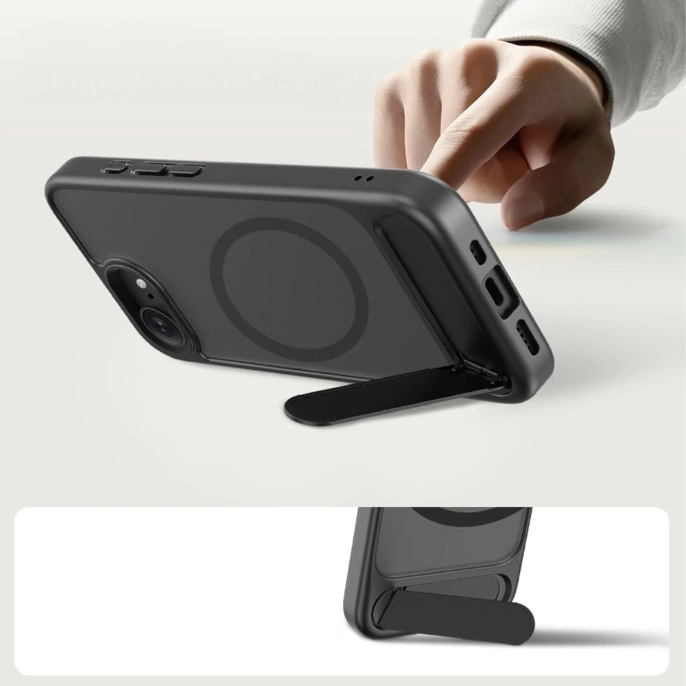 Etui Tech-Protect MagRack MagSafe do Apple iPhone 16e / 17e Matte Black